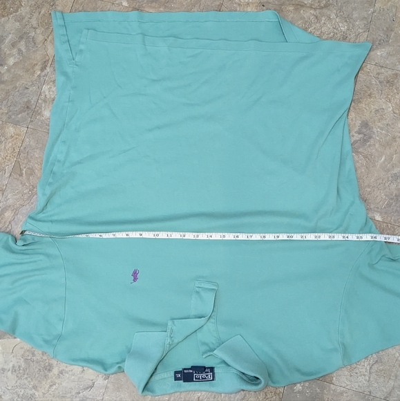 Polo by Ralph Lauren XL Sea Green Teal Short‎ Sleeve Polo Shirt - Picture 5 of 6